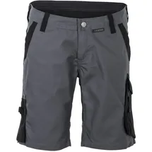 Planam Norit Damen Shorts Schiefer/Schwarz M