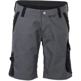 Planam Norit Damen Shorts Schiefer/Schwarz M