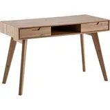 KADIMA DESIGN Schreibtisch 2 Schubladen Eichen-Beinen Moderner Laptoptisch Staufach | Gr.: onesize