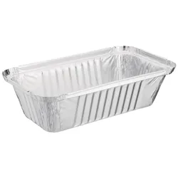 Gastronoble Fiesta Recyclable Aluminium Schale Viereckig Groß (500 Stück)
