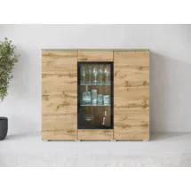 Home Affaire Highboard 120 x 103,3 x 39,5 cm Braun