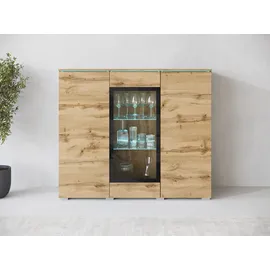 Home Affaire Highboard 120 x 103,3 x 39,5 cm Braun