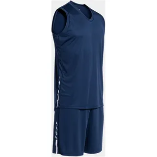 Joma Olimpiada Basketballtrikot + Shorts Set Kinder 331 - marineblau 140