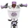 vidaXL Kinderfahrrad Mit Stützrädern 12 Zoll Farbe Lila