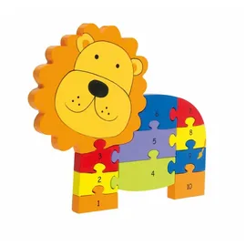 NICI 46013 Zahlenpuzzle Löwe,