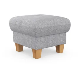 Home Affaire Polsterhocker Lindgren 61 x 46 x 61 cm Silber