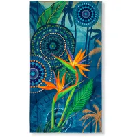 HIP Strandtuch »Novia«, Multi Baumwolle, Velours, 100x180, Weich, Strand,