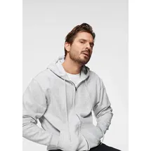 FRUIT OF THE LOOM Kapuzensweatjacke, mit Kängurutasche, grau