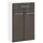 WELLTIME Unterschrank WELLTIME "Venedig", grau (weiß, grau), B:50cm H:79cm T:20cm, Schränke, Unterschrank, Badmöbel in Breite 50 cm