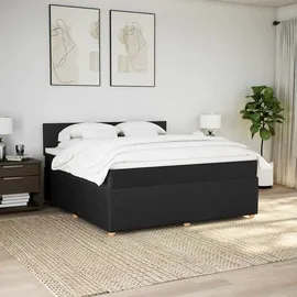 vidaXL Boxspringbett 180 x 200 cm Schwarz