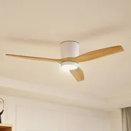LUCANDE Faipari 132 cm Deckenventilator Weiß