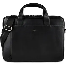 Braun Büffel Golf 3.0 Aktentasche Leder 37.5 cm Laptopfach schwarz
