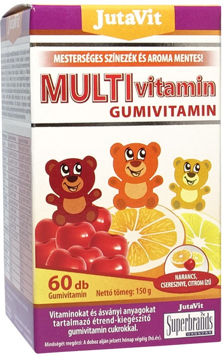JutaVit Multivitamin Gummibärchen für Kinder (60 Gummibonbons)