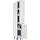 kochstation Apothekerschrank KS-Cara 30 x 58,4 x 211,8 cm Weiß