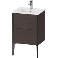 Duravit XViu Waschtisch-Unterschrank XV44590B272 51x42x59,4cm, 2 Auszüge, stehend, schwarz