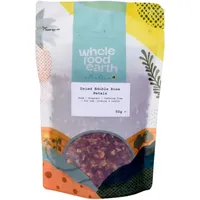 Wholefood Earth Dried Edible Rose Petals 50g | Vegan | GMO Free
