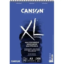 Zeichenblock CANSON Spiralgebundener Canson XL Mix Media (A3)
