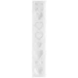 Rico Design Silikon Gießform Anhänger Herzen / Außenmaß Silikonform 4 x 21,5 cm