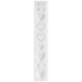 Rico Design Silikon Gießform Anhänger Herzen / Außenmaß Silikonform 4 x 21,5 cm
