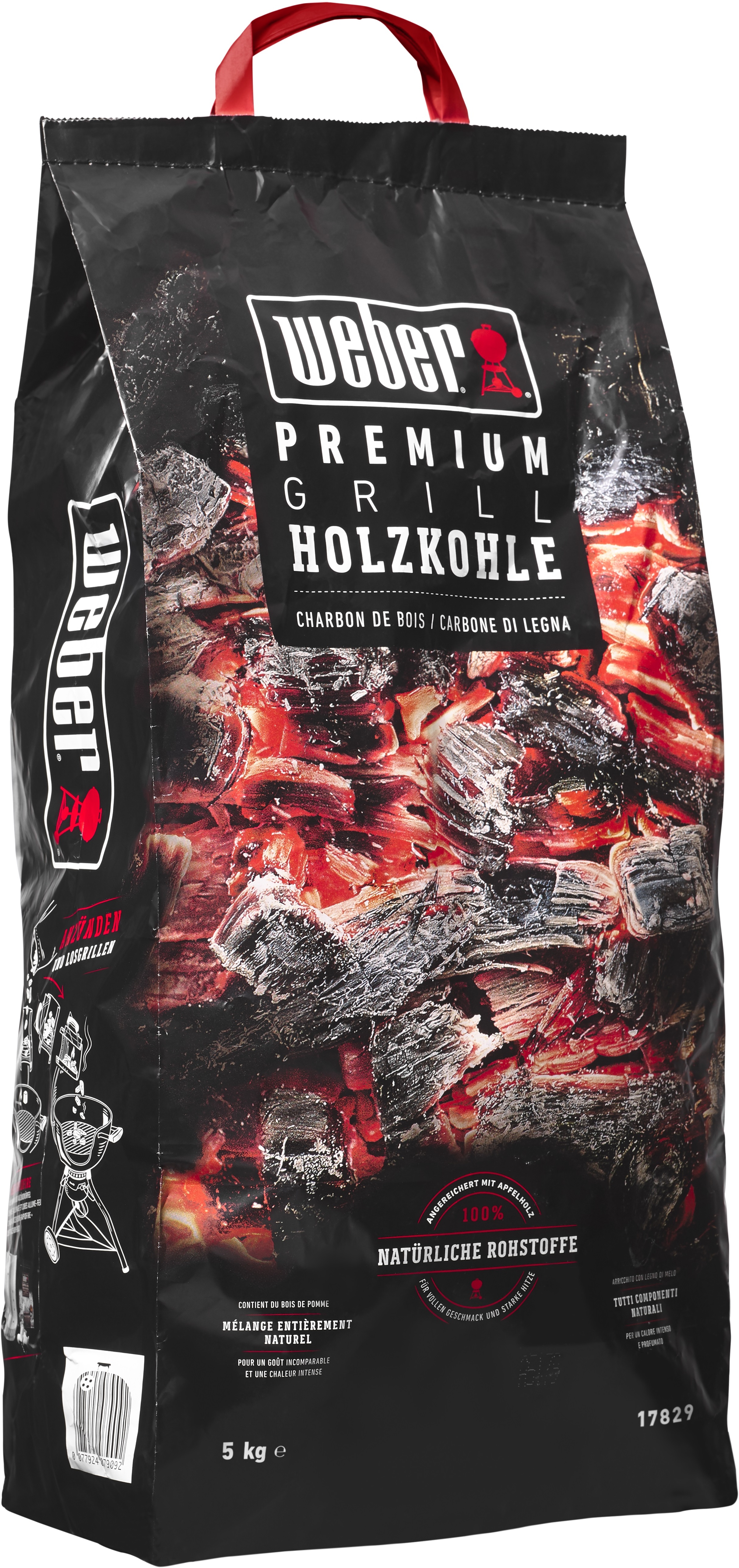 Weber Premium Holzkohle 5 kg