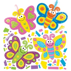 Mosaik-Bastelsets "Schmetterlinge" (pro Set 4) Bastelsets