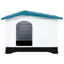 vidaXL Hundehütte 90,5 x 68 x 66 cm Polypropylen Blau