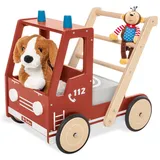 Pinolino Lauflernwagen Feuerwehrauto Fred, Mehrfarbig
