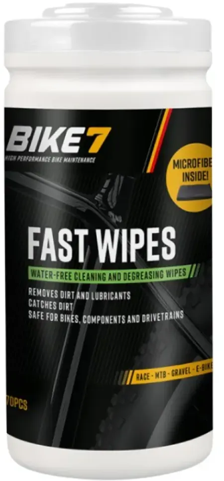 Bike7 Fast Tücherset 70 Einheiten - Black / White - One Size