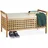 Relaxdays Truhenbank Walnuss Braun 46,5 x 92,6 x 49 cm