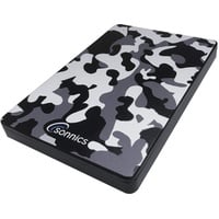 Sonnics 1TB Grau Camo Externe tragbare Festplatte Typ C USB 3.1 kompatibel mit Windows-PC, Mac, Smart TV, Xbox One/Series X und PS4/PS5