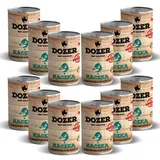 10 x 800g Hundefutter Dozer Ente Premium Nassfutter getreidefrei Dosen