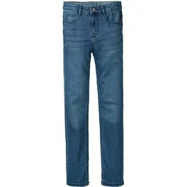Staccato Regular-fit-Jeans "STCCharles", Jungen, Gr. 164, Normalgrößen, blau (jeansblau), Oberstoff: 80% Baumwolle, 19% Polyester, 1% Elasthan., leichte Abriebeffekte, unifarben, Basic, regular fit, Jeans, Regular Fit