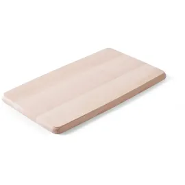 HENDI Tranchierbrett Massives Buchenholz 3 39 x 23 cm Braun