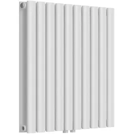 neu.haus Designheizkörper Nore 600 x 600 mm 800 W weiß Mittelventil