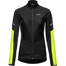 Gore Wear Thermo Zip Damen Black/Neon Yellow 36