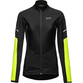 Gore Wear Thermo Zip Damen Black/Neon Yellow 36