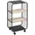 5five simply smart Rollregal 3-stufig 43,3 x 28 x 74 cm Schwarz