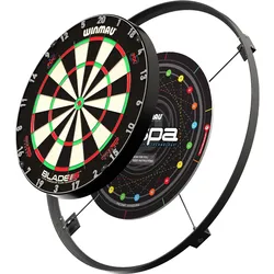Winmau Schallschutz "Wispa" für Steeldartboards,schwarz,