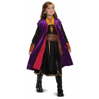 Disney Anna Frozen Mädchenkostüm, Frozen Kleid, Kostüme für Karneval und Halloween, 4-6 Jahre
