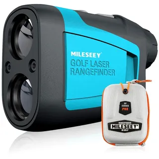 MiLESEEY Laser Golf Entfernungsmesser 600M mit Slope, ± 0,5m Genauigkeit, Flaggensperre, Scan Modus, Entfernungsmesser Jagd mit 6 facher Vergrößerung,Geschwindigkeitsmessung