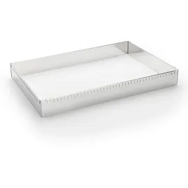 De Buyer Backrahmen Patisserie rechteckig 43 x 29 cm verstellbar bis 84 cm