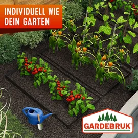 Gardebruk GARDEBRUK® Rasenkante verzinkt 25m x 14cm hoch Schwarz