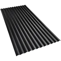Gutta Wellplatte Guttanit+ 200 cm schwarz