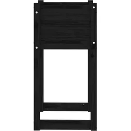 vidaXL Pflanzkübel 40 x 40 x 81 cm Schwarz