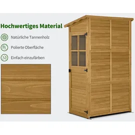MCombo Gartenschrank 1,20 x 0,86 m Beige
