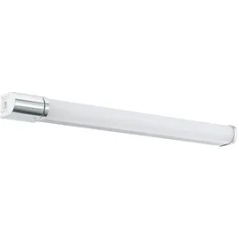 EGLO LED-Wandleuchte Tragacete mit Steckdose 68 cm Chrom-Silber