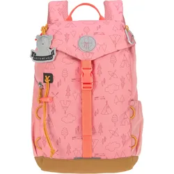 LÄSSIG Kinderrucksack »Adventure, rose, Mini Backpack«, Reflektoren, inkl. Sitzunterlage; PETA-approved vegan; aus recyceltem Material, Gr. B/H/T: 22 cm x 32 cm x 12 cm, Rose, , 85501460-0