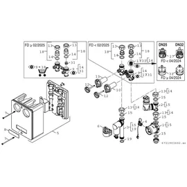 Bosch Heizkreisset mit Abscheidern, HS 25/6 MSL, - 7736604097