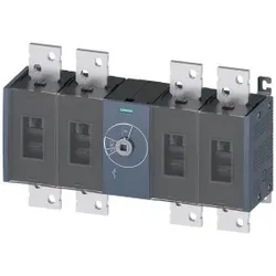 Siemens 3KD56400RE200 Lasttrennschalter 2000A, Baugr. 5, 4-polig Frontantrieb mittig Grundgerät
