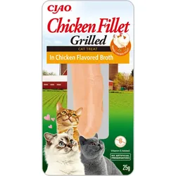 INABA Hühnerfilet für Katzen - Huhn in Hühnerbrühe 25g (Rabatt für Stammkunden 3%)